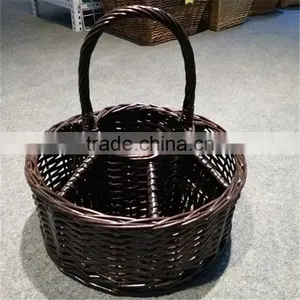 2016 New Design High Quality Wicker Wine Bottle Basket thumbnail-1