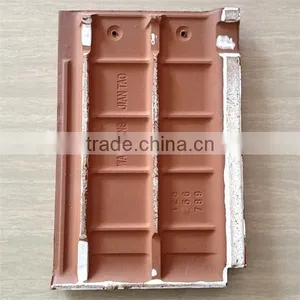 China High Quality Flat Ceramic Roof Tile Price/small Slate Clay Roof Tiles thumbnail-2