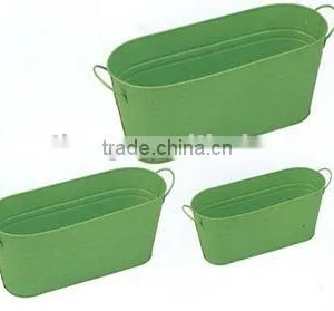 Metal Oval Tub thumbnail-1