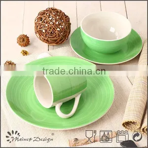 Cheap Handpainting 16pcs Ceramic Dinnerware Set thumbnail-1
