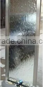 Decorative Metal Room Divider Transparent Glass thumbnail-5