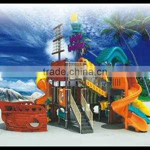 2013 PIRATE SHIP PLAYGROUND EQUIPMENT ,CHILDREN PLAYGROUND , CHILDREN OUTDOOR PLAYGROUND SLIDE EQUIPMENT (HA-05201) thumbnail-1