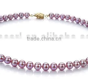 Lavender 6-6.5mm AAA Quality Freshwater Pearl Jewelry thumbnail-2
