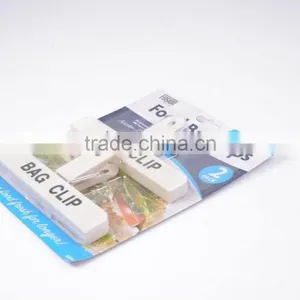Jumbo Size PK/2 Plastic Handy Food Bag Clips Grip Clamp for Chip Coffee Snack Cereal Bread Keep Dry Fresh thumbnail-3