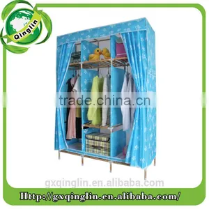 High Quality Fashion Modren Portable Fabric Wardrobe thumbnail-1
