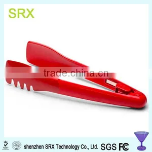 Custom Plastic Handy - Locking Tongs Manufacturer,plastic Red Kitchen to Table 10-inch Red Tongs thumbnail-1