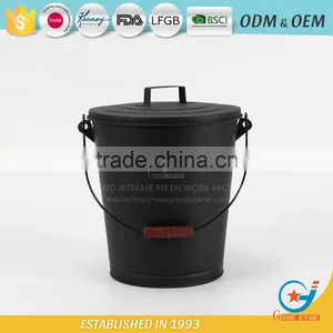 Fireplace Tools Coal Bucket High Quality Oem Service Metal Coal Bucket thumbnail-1