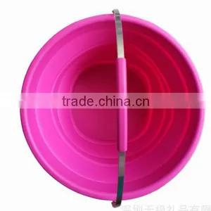 Silica Gel Folding Bucket thumbnail-3