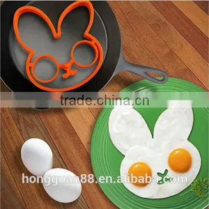 Silicone Rabbit Bunny Egg Mold Shaped Fried Breakfast Funny Cooking Tool Kitchen thumbnail-1