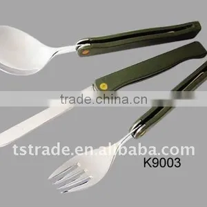2014 Picnic Multi Pocket Stainless Steel Barbecue Tool Set Outdoor Tableware(K9003-1) thumbnail-1