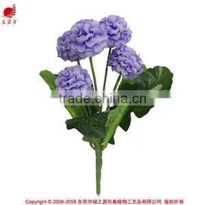 High Quality Artificial Flowers Tiny Hydrangea-5 Heads for Sales thumbnail-1