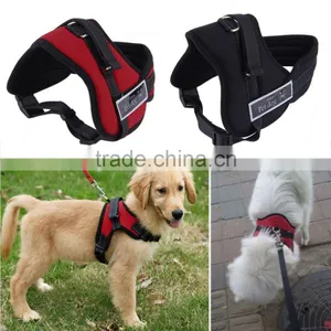 Big Dog Soft Adjustable Harness Pet Large Dog Walk Out Harness Vest Collar Hand Strap Pitbulls S/M/L/L/L Worldwide Store thumbnail-1