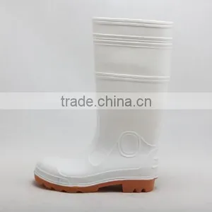 White PVC Safety Working Gumboots for Special Situation thumbnail-1