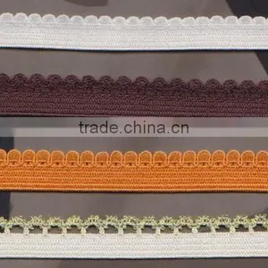 Intimate Accessories Knitted Elastic Webbing Picot Tape Wholesale Bra Straps thumbnail-1