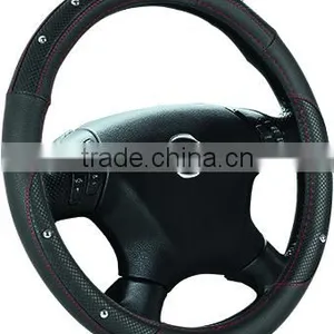 Fantastic Good Quality Suave PU Car Steering Wheel Cover thumbnail-3