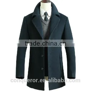 Wool Winter Coat Made to Measure Men Overcoat BCZ019 thumbnail-1
