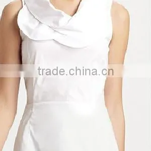 Ladies Designer White Top thumbnail-1