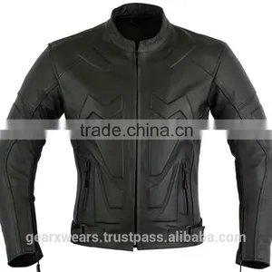 Mens Leather Motorbike Jacket thumbnail-1