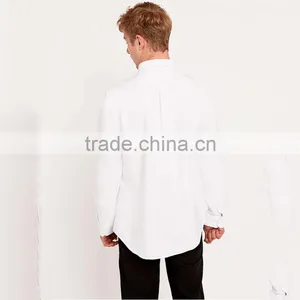 2016 High Quality Long Sleeve Linen Cotton Business Designer Mens Casual Slim Fit Shirts thumbnail-2
