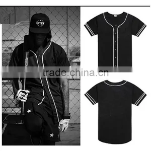 Quick Dri-Fit Unisex Baseball T Shirt Baseball Tops Custom Blank Baseball Jersey Plain Baseball Tee Shirts Wholesale thumbnail-1
