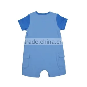 Dinosaur Pattern Baby Animal Romper Cotton Knitted Romper Bodysuit thumbnail-2