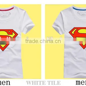 New Cheap Wholesale Pure Cotton Printed t Shirt for Couples thumbnail-5
