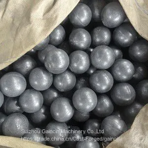 Dia.65mm Forged Grinding Media Steel Balls for Mining Mill thumbnail-3