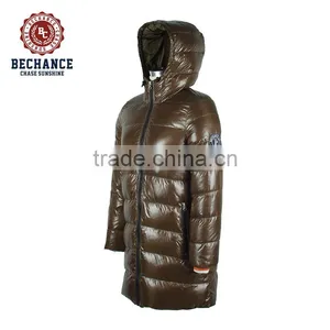 Women's Fashion Winter Long Down Coat Jackets Factory thumbnail-2