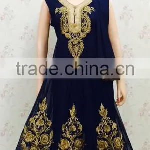 Embroidered Anarkali Suits thumbnail-1