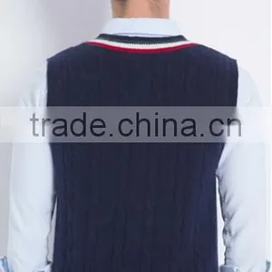 Hot Sale China Wholesale Vest Men Golf Sweater 2017 With Best Price thumbnail-3