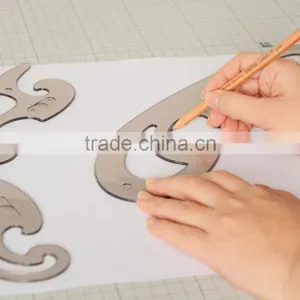 Transparent Plastic Cloud Pattern French Curve For Painting thumbnail-5