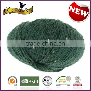 Charmkey Fashion Yarn Fancy Knitting Yarn Wool Acrylic Blended Yarn With Colorful Viscose Dot thumbnail-6