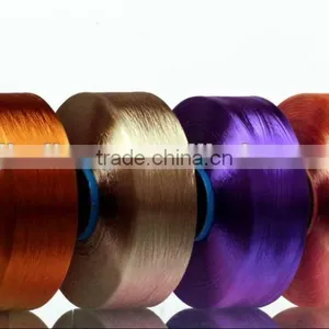 100% Dope Dyed Polyester Yarn FDY 50 Bright Polyester Fdy Yarn thumbnail-1