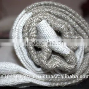 Linen Cotton Herringbone Weave Hand Woven Bath Towel thumbnail-3