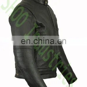 Leather Motorcycle Racing Jackets/ Motorbike Leather Jacket thumbnail-4