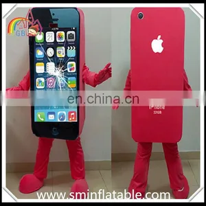 Colourful Mobile Phone Mascot Costume, Adult Fur Moving Costume thumbnail-1