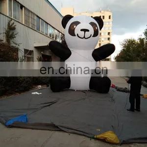 Customized Giant Cartoon Animals Panda Inflatable for Sale thumbnail-2