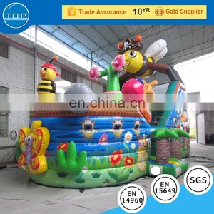 TOP INFLATABLES Multifunctional Six Flags Bouncer Inflatable Bouncer/jump Castle Water Slide thumbnail-3