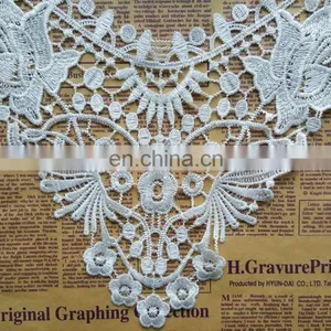 2017 New Arrival 100% Polyester Lace Collar Embroidery Fashion Lace Collar thumbnail-2