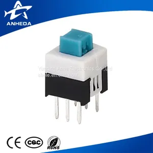 KFC 7*7 6 Pins Self-locking&non-lock Small Plastic Electronic Switch Tact Switch Push Button Switch thumbnail-4