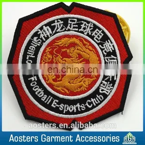 Design Brand Name Embroidery Logo Cheap Embroidered Patches thumbnail-6
