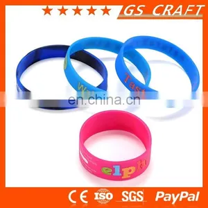 Supper Quality, Engraved Wristband, Star Silicone Rubber Bracelet thumbnail-4
