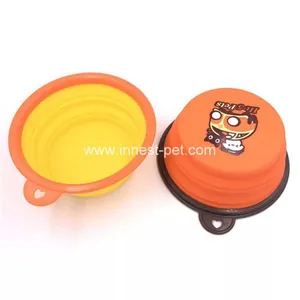 Silicone Collapsible Dog Food Bowl/good Pet Item thumbnail-4