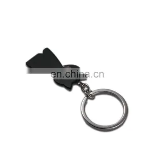 Custom Great Quality Cute Black Cat Animal Shaped Keychain thumbnail-2