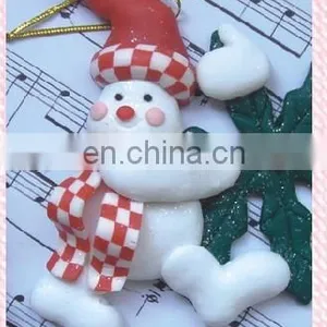 Fashional Style Cheap Polymer Clay Christmas Snowman thumbnail-4