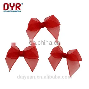 China Wholesale Cheap Decorative Small Flower Satin Ribbon Bow thumbnail-6