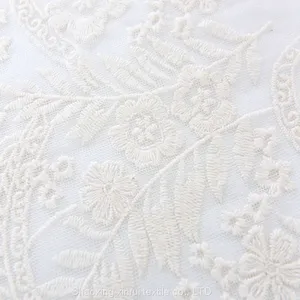 Net Guipure Lace Cotton Border Embroidery Fabric thumbnail-3