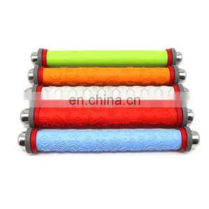 Best Selling Non-stick Decoration Silicone Covered Rolling Pins thumbnail-5