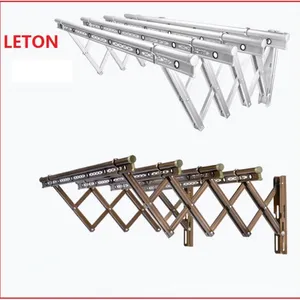 Wall Mounted Telescopic Push Clothes Drying Rack thumbnail-1