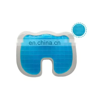 2019 High Quality Hemorrhoid Pillow Blood Circulation Silicone Cooling Coccyx Orthopedic Memory Foam Car Gel Seat Cushion thumbnail-4